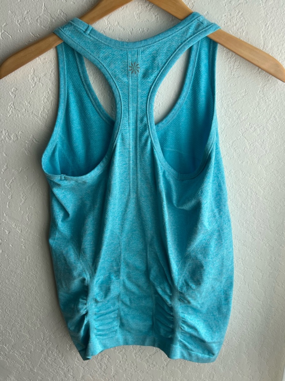 Athleta Aqua Blue Racerback Tank - Picture 2 of 4